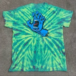 GUC Santa Cruz tie dye Screaming Hand size Medium